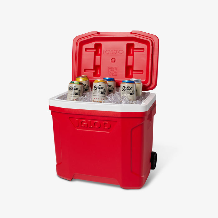 Open View | Profile II 28 Qt Roller Cooler::Red Star::