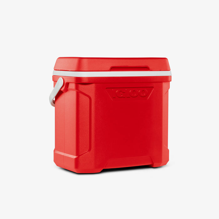 Angle View | Profile II 30 Qt Cooler::Red Star::Fits up to 41 cans