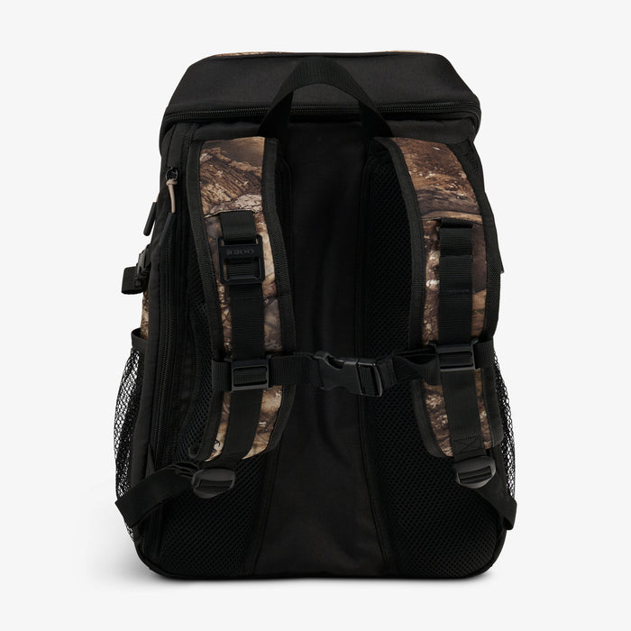 Back View | Realtree APX® 30-Can Gizmo Backpack::::Comfort features on straps
