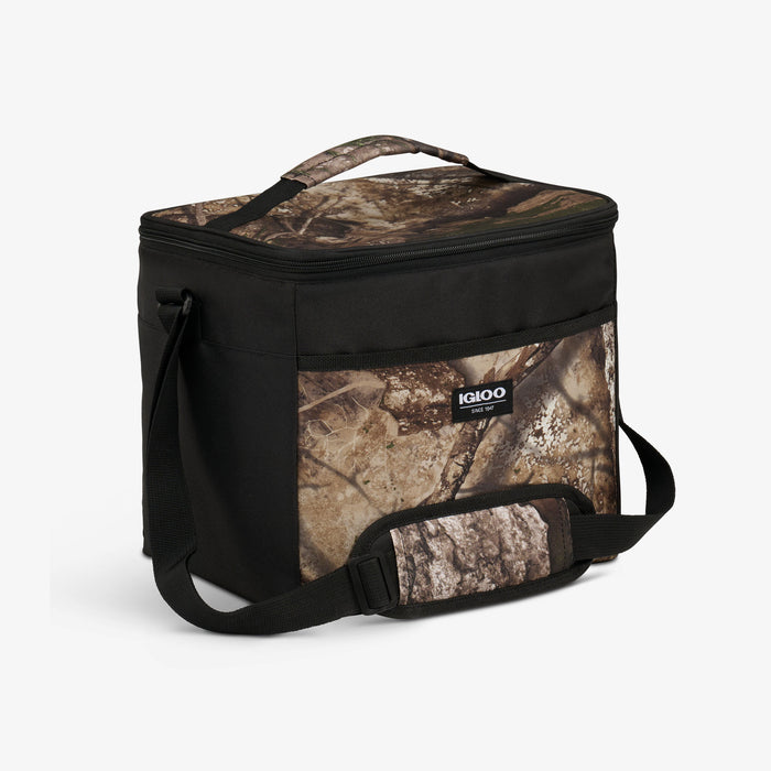 Angle View | Realtree APX® HLC 18-Can Bag::::Adjustable shoulder strap