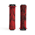 MotoCutz Mid Flange Bolt-On Grips in Red Dye