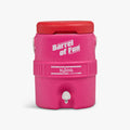 Front View | Retro Barrel of Fun 2 Gallon Jug::Tutti Frutti::