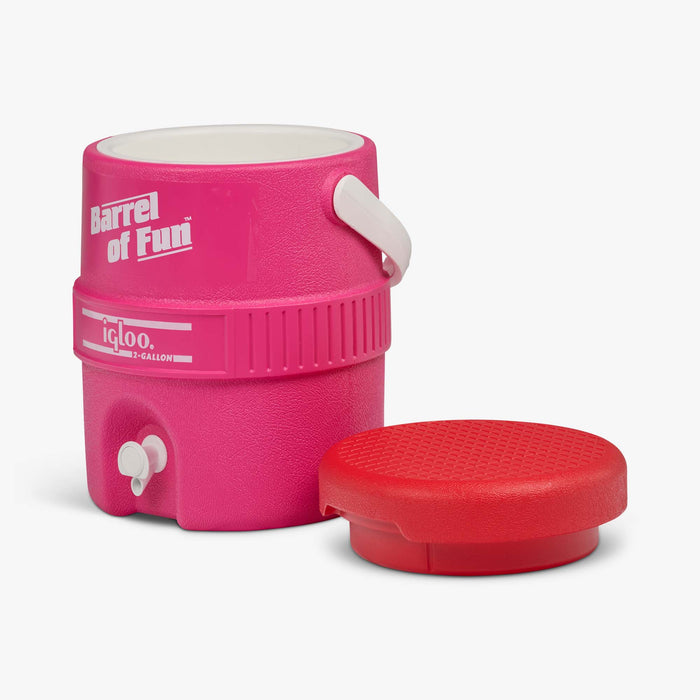 Open View | Retro Barrel of Fun 2 Gallon Jug::Tutti Frutti::