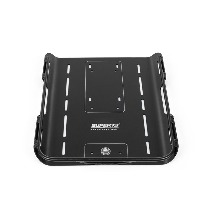 Reversible cargo platform with SUPER73 branding against a white background.