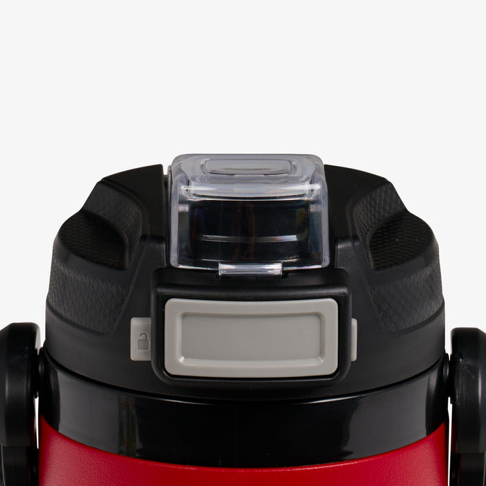 Lid View | Rival 1 Qt Jug::Red Heat::Leakproof lid