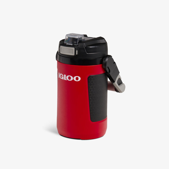 Angle View | Rival Half Gallon Jug::Red Heat::Sport grip touchpoints