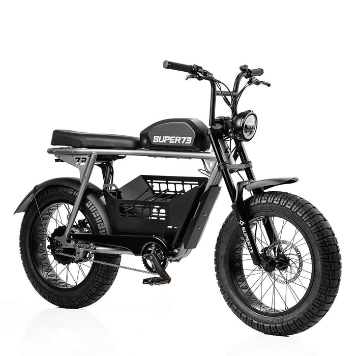 Full side view of the S-Series In-Frame Basket installed on a SUPER73-S2