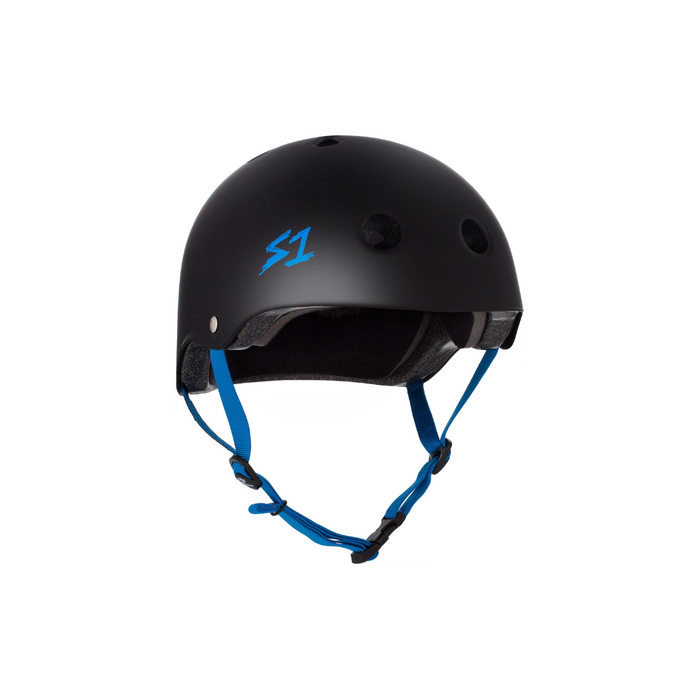Black Matte w/ Cyan Straps / X-Small