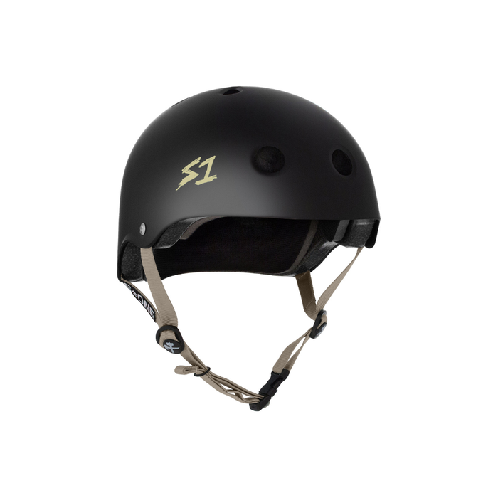 Black Matte w/ Tan Straps / X-Small