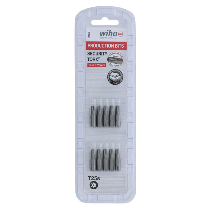 Security Torx Bit T25s - 25mm - 10 Pack