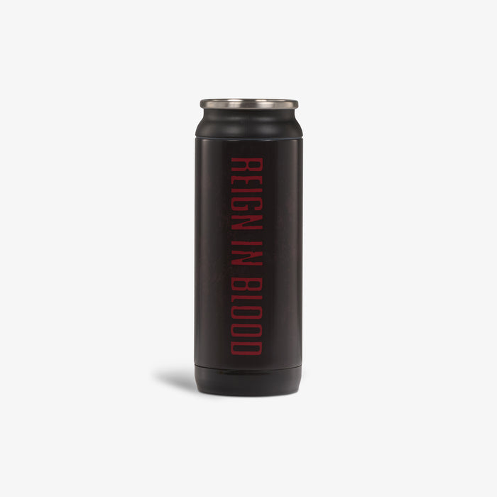 Back View | Slayer Reign in Blood 16 Oz Can::::Advanced hot & cold retention