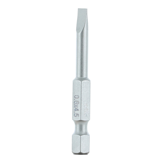 Wiha 74012 Slotted Bit 4.5 - 50mm -  10 Pack