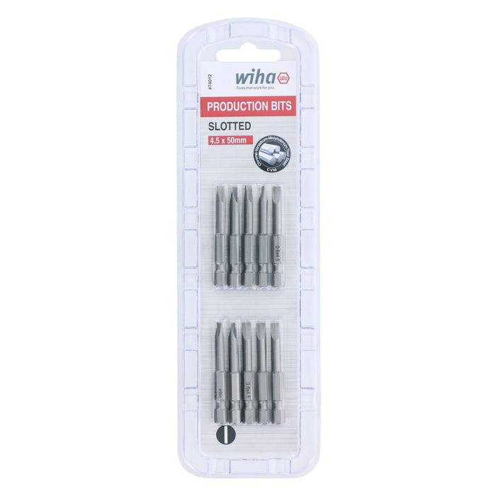 Slotted Bit 4.5 - 50mm -  10 Pack