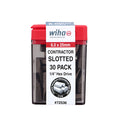Slotted Contractor Insert Bit 6.0mm x 25mm - 30 Piece