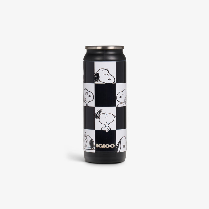 Front View | Snoopy 16 Oz Can::::Durable stainless steel