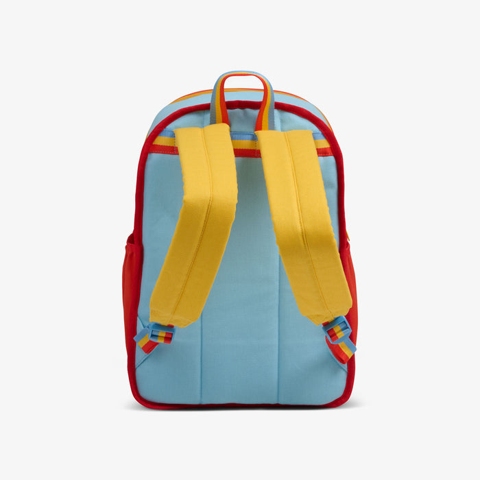 Back View | Snoopy Disco Party 24-Can Backpack::::Adjustable, padded shoulder straps