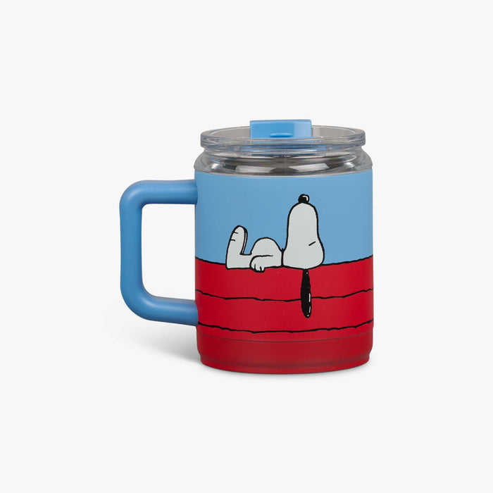 Back View | Snoopy’s Doghouse 15 Oz Coffee Mug::::Hot/cold compatible