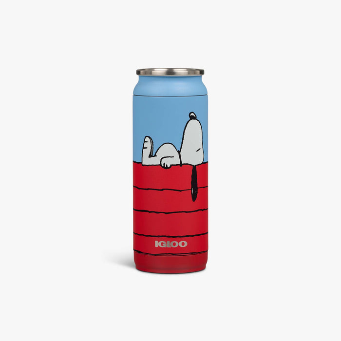 Front View | Snoopy’s Doghouse 16 Oz Can::::Matte 3D character print