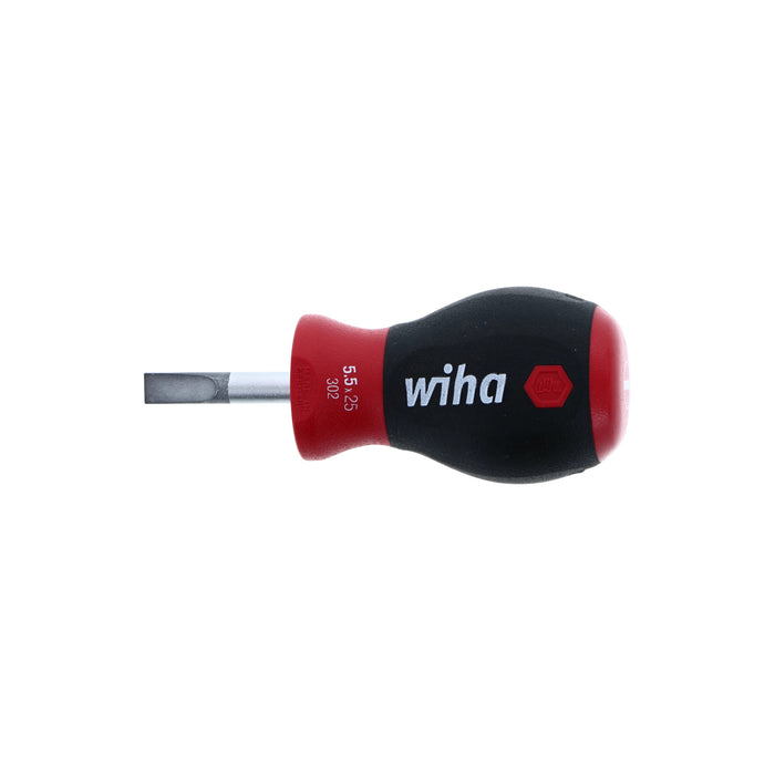 SoftFinish Stubby Slotted Screwdriver 5.5mm x 25mm