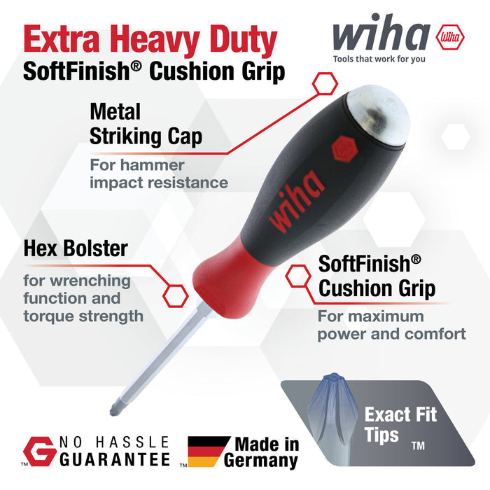 SoftFinish XHeavy Duty Slotted Screwdriver 5.5mm x 100mm