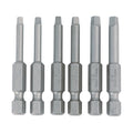 Wiha 74895 Square Power Bit #1, 2 and 3 x 50mm - 6 Pack
