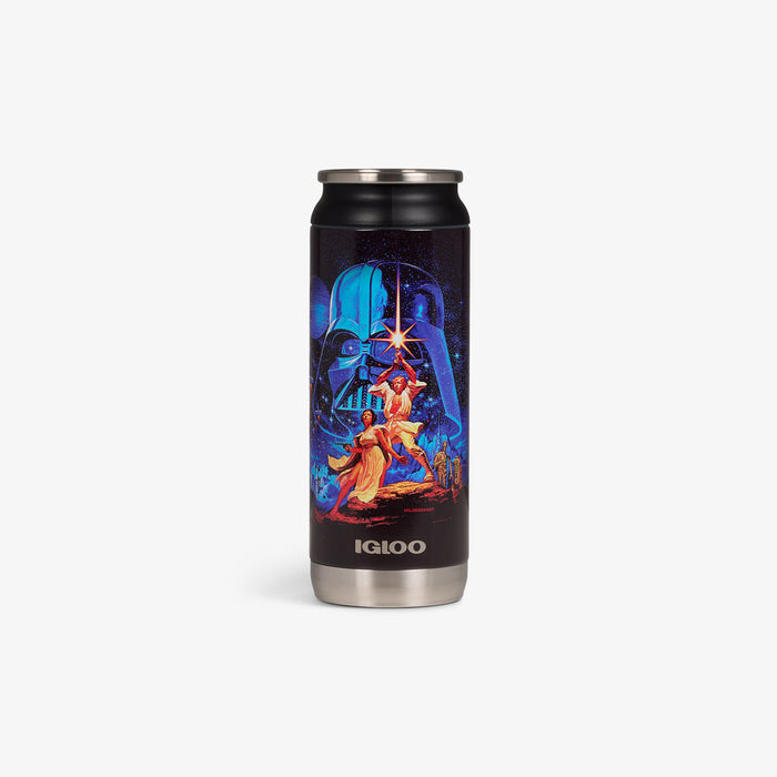 Front View | Star Wars™ Poster Art 16 Oz Can::::Durable stainless steel