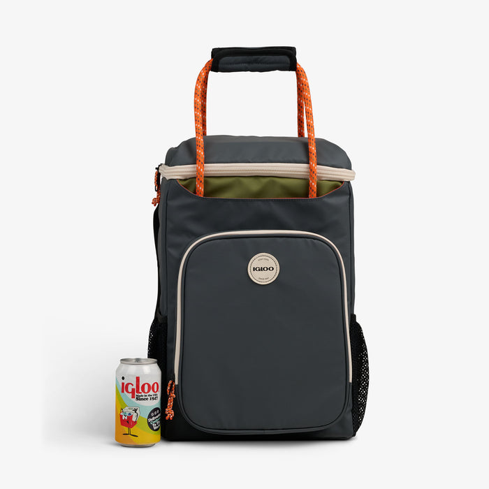 Size View | Summit 24-Can Backpack::Tactical Gray::Holds up to 24 cans