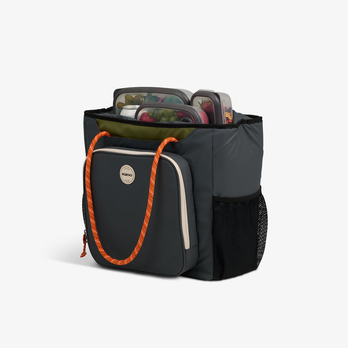 Packed View | Summit 30-Can Tote
::Tactical Gray::MaxCold insulation