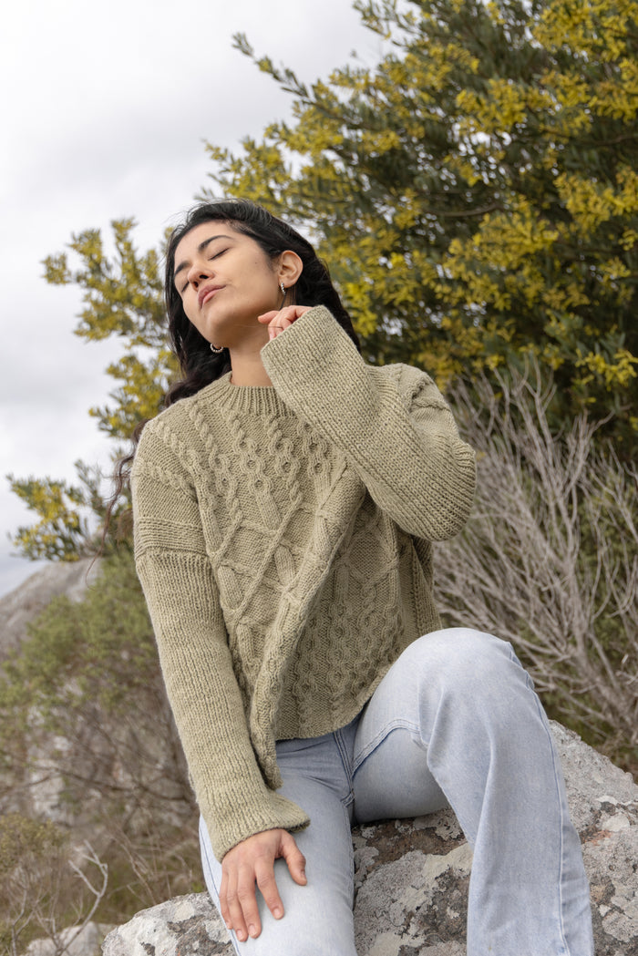 Sweater Cuarzo (con tinte natural)