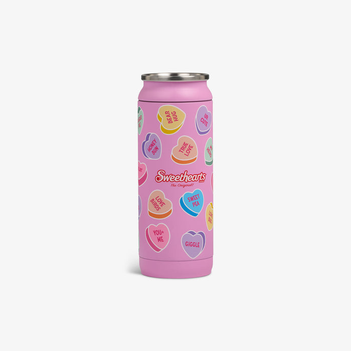 Back View | Sweethearts® Candies 16 Oz Can::::Double-wall, vacuum-insulated