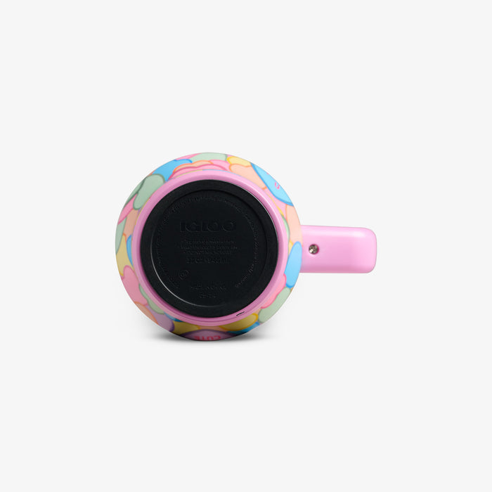 Bottom View | Sweethearts® Candies 32 Oz Travel Mug::::Built-in coaster