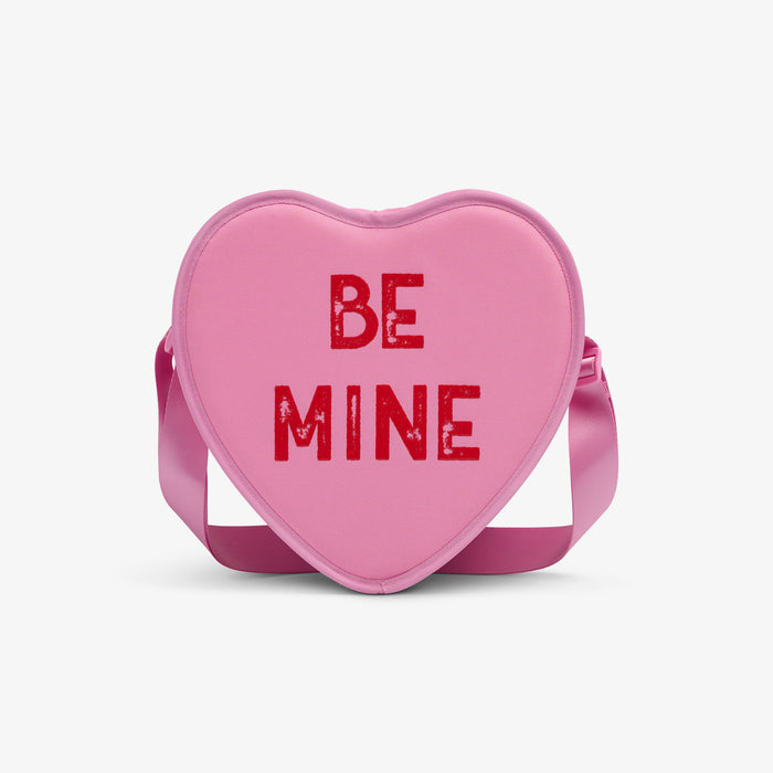 Front View | Sweethearts® Candies Be Mine Cooler Bag::::Novelty heart shape