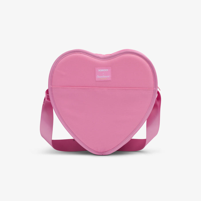 Back View | Sweethearts® Candies Be Mine Cooler Bag::::Back slip pocket