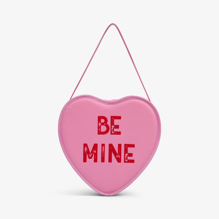 Strap View | Sweethearts® Candies Be Mine Cooler Bag::::Shiny nylon strap