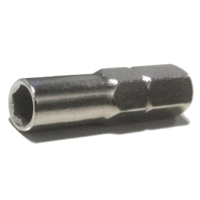 System 4 MicroBit Adapter 1/4" Hex Outside to 4mm Inside, 25mm Long