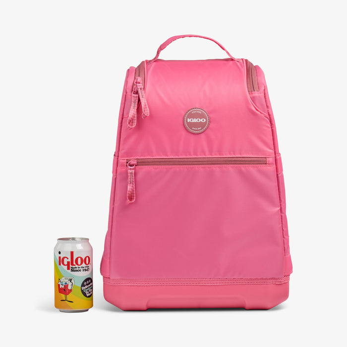 Size View | Tag Along Too 30-Can Backpack::Thrift Pink::Holds up to 30 cans