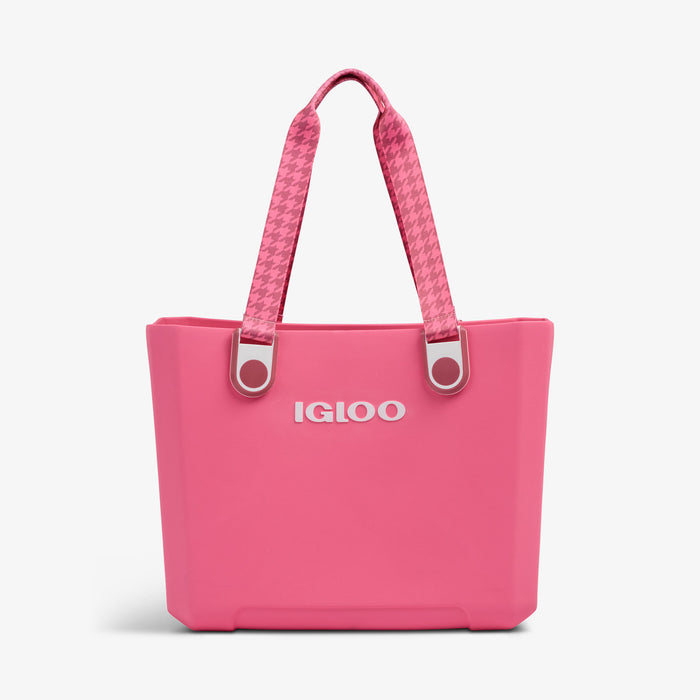 Front View | Tag Along Too EVA All-Purpose Tote::Thrift Pink::Durable EVA body