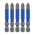 Wiha 70269 TerminatorBlue Impact Bit Phillips #2 - 2 Inch - 5 Pack