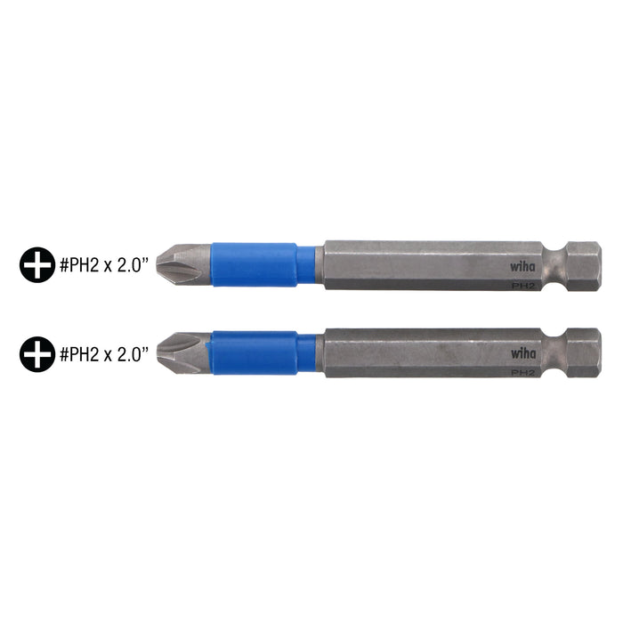 TerminatorBlue Impact Bit Phillips #2 - 3.5 Inch - 2 Pack
