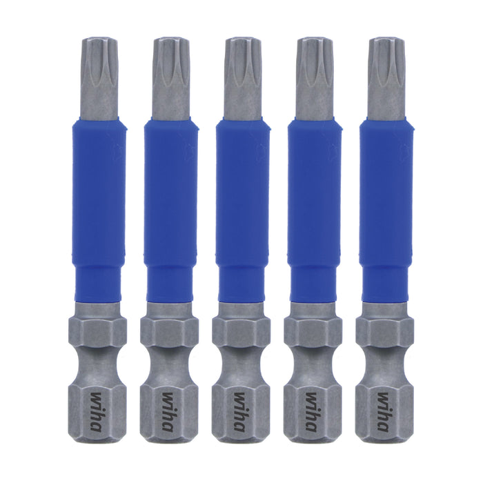 Wiha 70277 TerminatorBlue Impact Bit Torx T25 - 2 Inch - 5 Pack