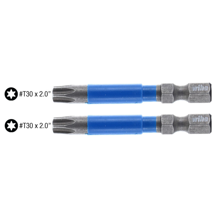 TerminatorBlue Impact Bit Torx T30 - 2 Inch - 2 Pack