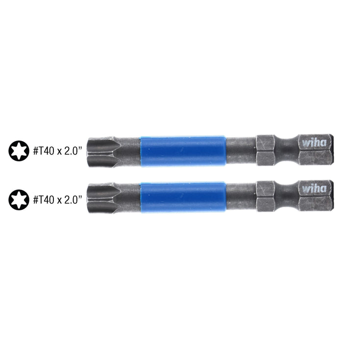 TerminatorBlue Impact Bit Torx T40 - 2 Inch - 2 Pack