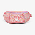 Front View | The Care Bears™ Cheer Bear Fanny Pack::::Fuzzy character details on pocket