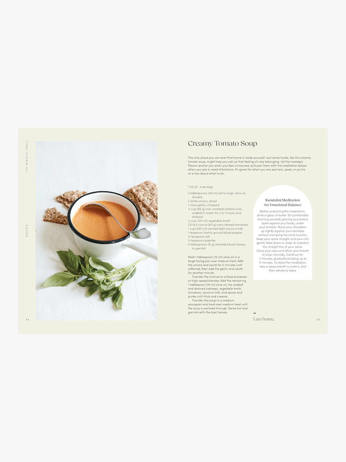The Mindful Table : Recipes & Affirmations for Intuitive, Seasonal Eating