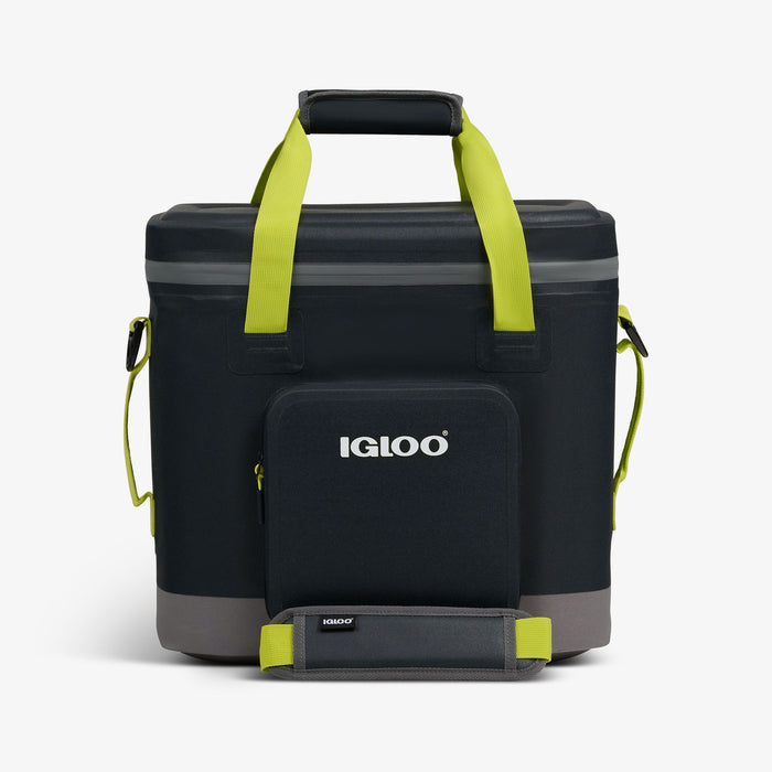 Front View | Trailmate® 36-Can Cooler Bag::Jet Carbon::Welded, weather-resistant exterior