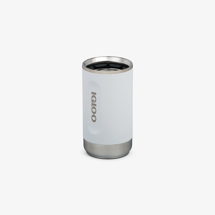 Angle View | Universal Coolmate®::White::No-look sip indicator