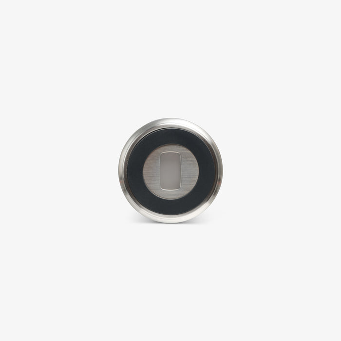 Bottom View | Universal Coolmate®::White::Built-in bottle opener & coaster
