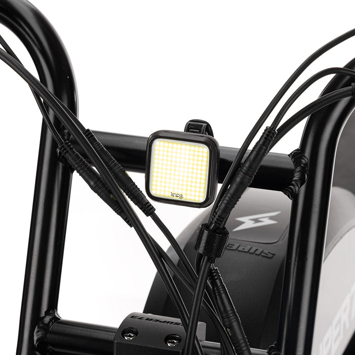 light on bike.