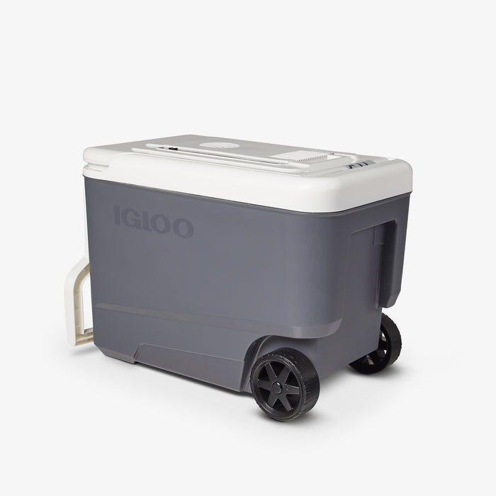 Angle View | Versatemp 35 Qt Wheeled Electric Cooler::::