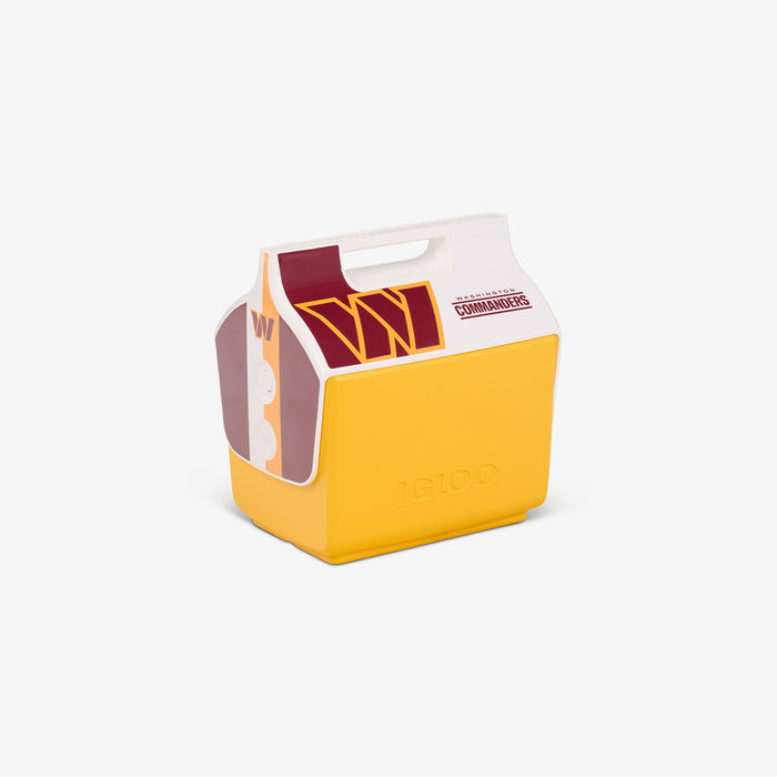 Angle View | Washington Commanders Little Playmate 7 Qt Cooler::::Original side push-button